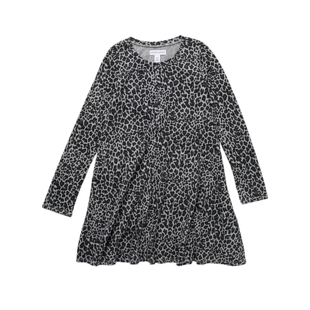 Printed Long Sleeve Swing Dress NEW WITH TAGS